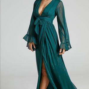 Showpo Dangerous Woman Maxi Dress - Emerald